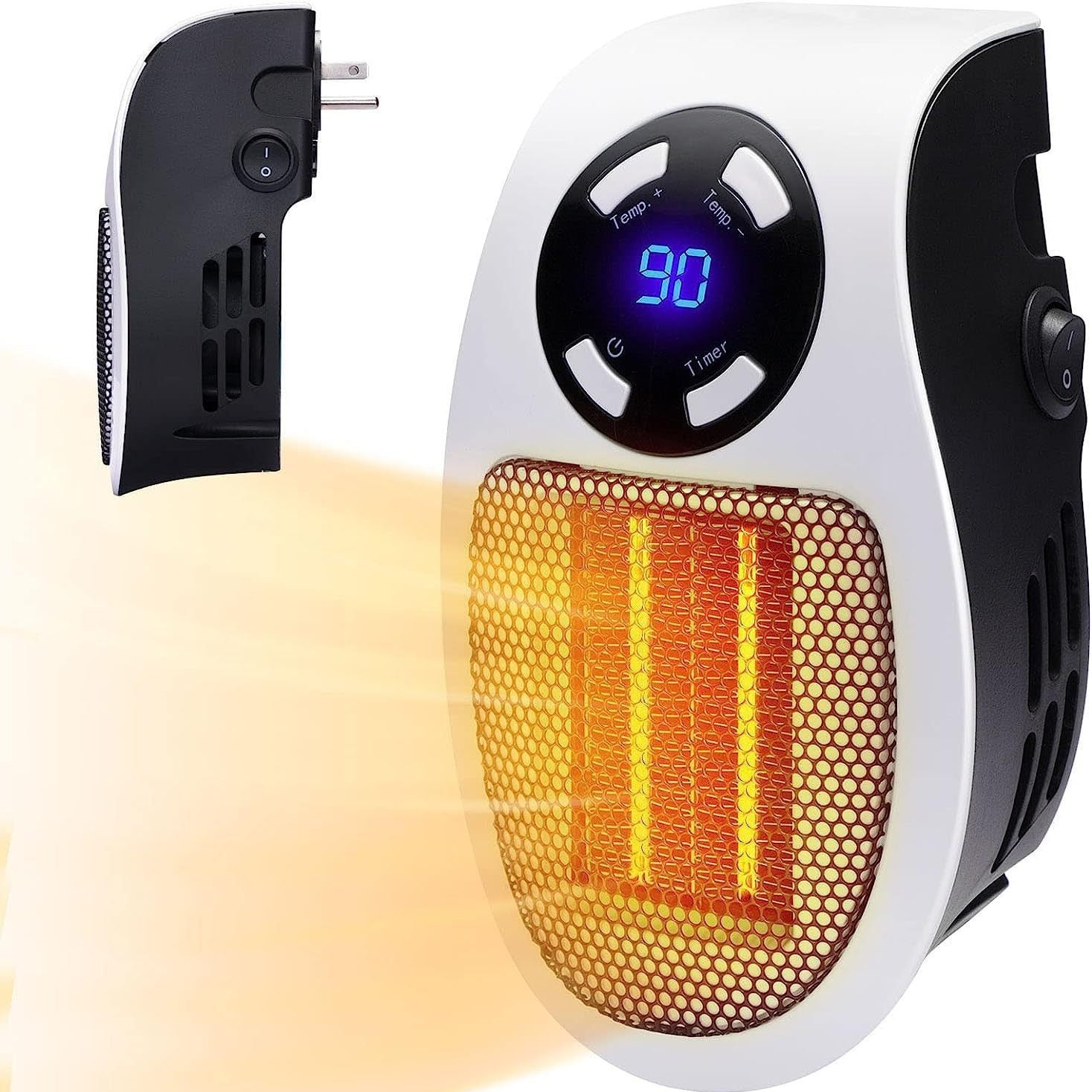Household Heater Mini Portable Hot Air Fan Mini Instant Heater Small Small Sun Remote Control Heater
