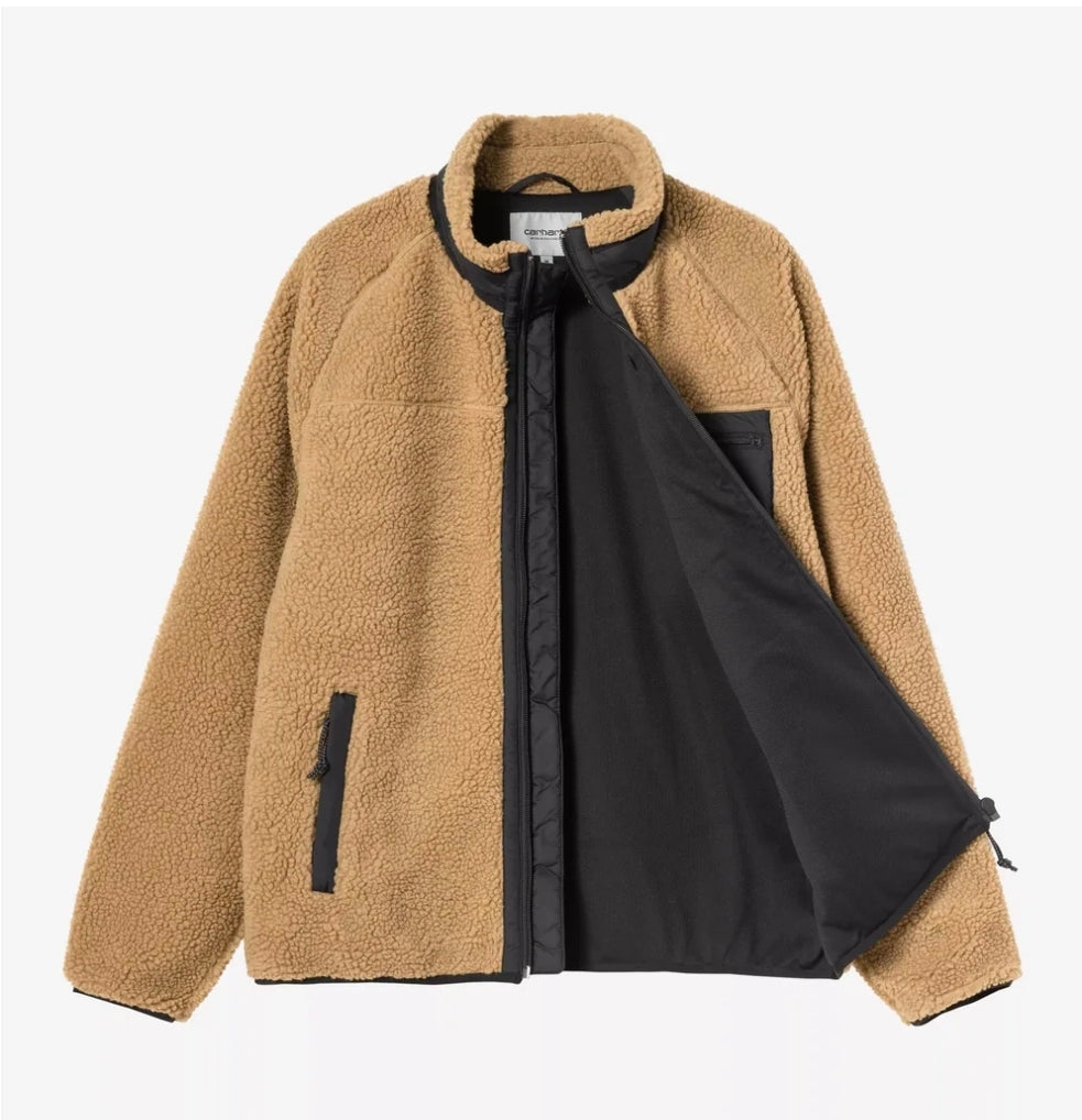 Carhartt WIP Prentis Liner em couro preto